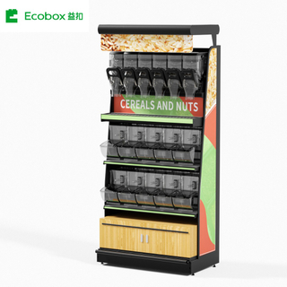 Solución de exhibición en estante para estante con soporte para nueces Ecobox EK-026-1
