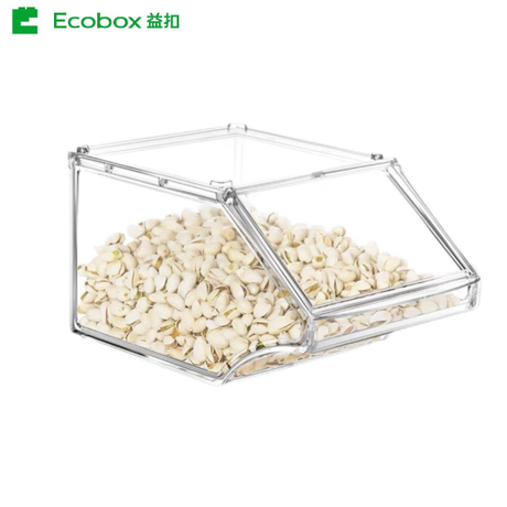 Ecobox SS-02 Contenedor a granel apilable de supermercado para alimentos y dulces a granel